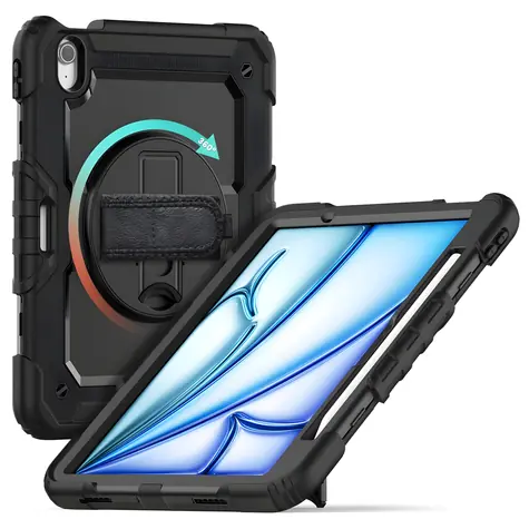 Tech-Protect Solid360 černá / Pouzdro / Apple iPad Air 11" (2024/2025/2026)