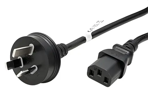 EFB napájecí kabel AU (AS 3112) - IEC C13 černý / Napájecí kabel / 1,8 m