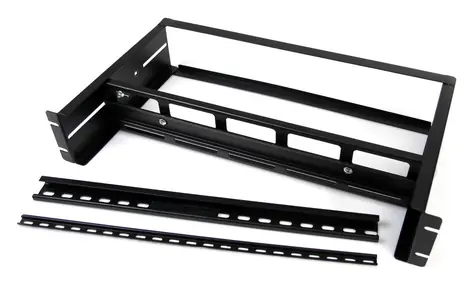 StarTech Nastavitelná DIN lišta / Adaptér do racku / DIN lišta / 2U / 482,6 mm / Ocel