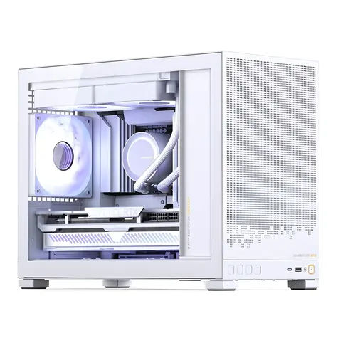 Jonsbo D32 STD bílá / Skříň / mATX / Mini / Tvrzené sklo