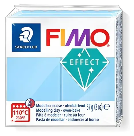 FIMO Modelovací hmota Effect tyrkysová / 58 g / Pečení 110 °C