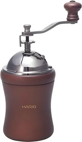 Hario MCD-2 tmavě hnědá / Mlýnek na kávu / ruční / žernový