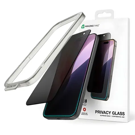AmazingThing Radix Privacy / Ochranné sklo / Privacy filtr / Apple iPhone 17