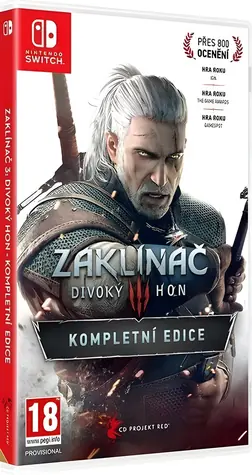 Switch Zaklínač 3: Divoký hon - Kompletní Edice / RPG / České titulky / od 18 let / Hra pro Nintendo Switch
