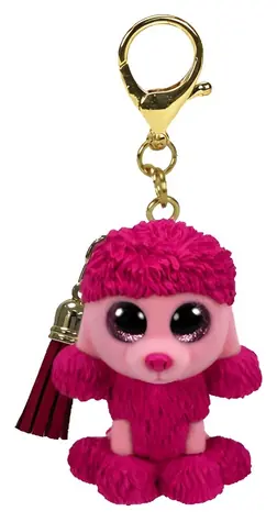 TY Přívěsek Patsy růžový pudl / 6 cm