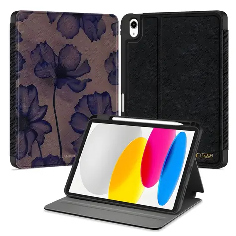 Tech-Protect Lamanona černá / Pouzdro pro Apple iPad 10.9" (2022) a iPad 11" (2025)