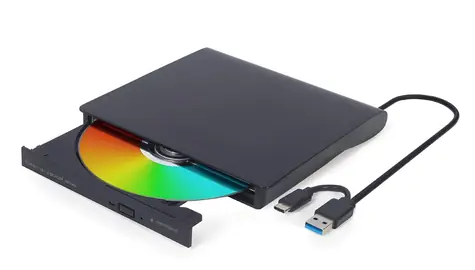 Gembird Externí DVD mechanika černá / Optická mechanika / USB