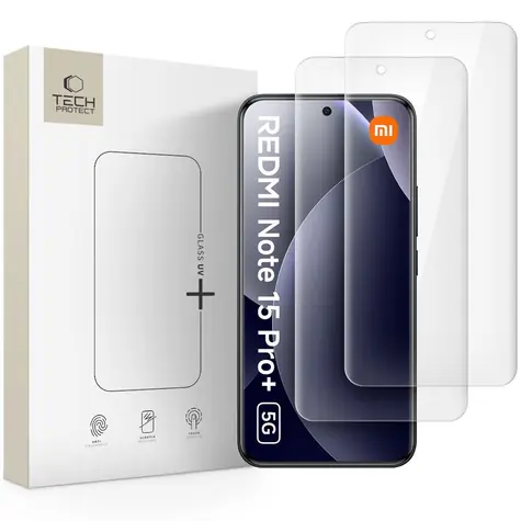 Tech-Protect Glass UV+ pro Xiaomi Redmi Note 15 Pro+ 5G / Ochranné sklo / 2 ks