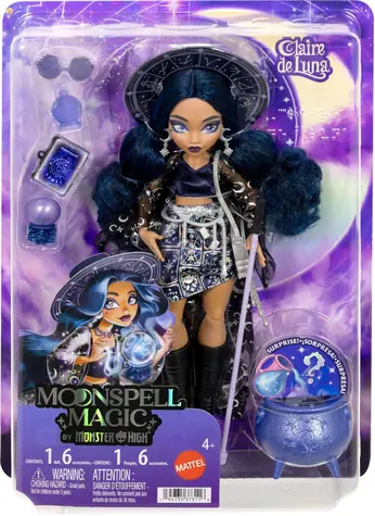 MATTEL Panenka Monster High Moonspell Magic Claire (JMB89) / Plast / od 4 let