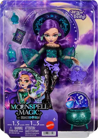 MATTEL Panenka Monster High Moonspell Magic Willow (JMB92) / Plast / od 4 let