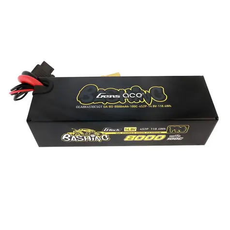 Gens ace 8000mAh 14,8V 4S2P / LiPo baterie / 100C / Konektor EC5