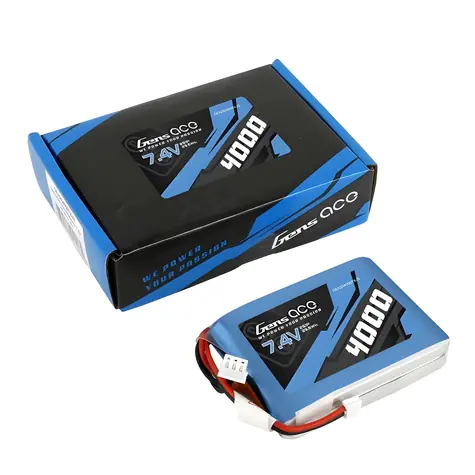 GENS ACE LiPo baterie 4000mAh 7,4V 2S1P / 1C / Konektor EHR / Balancér JST-XHR