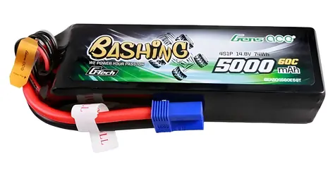 Gens ace G-Tech Bashing Series / LiPo baterie / 5000 mAh / 14,8 V 4S / 60C / EC5