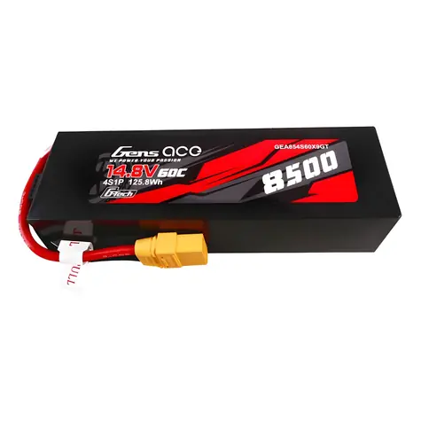 Gens ace G-Tech 8500mAh 14,8V 60C / Akumulátor Li-Po / 4S1P / Konektor XT90 / PC pouzdro