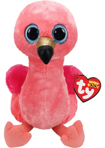 TY Plyšák plameňák Gilda růžový / 24 cm