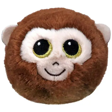 TY Klíčenka Bouncer BANANA hnědá opička / 8 cm