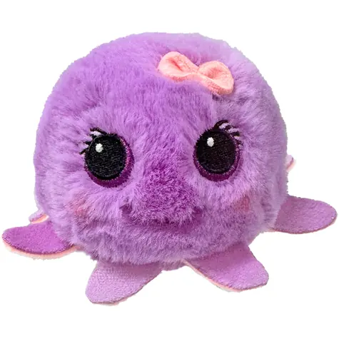 TY Klíčenka Bouncer LEGGY fialová chobotnice / 8 cm