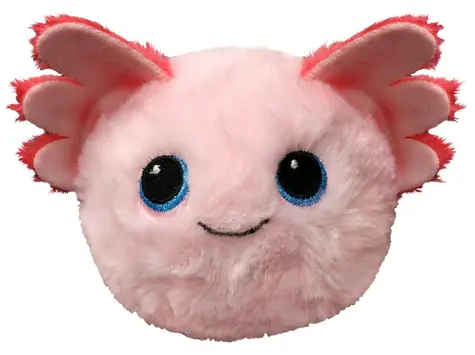 TY Klíčenka Bouncer GILL růžový axolotl / 8 cm