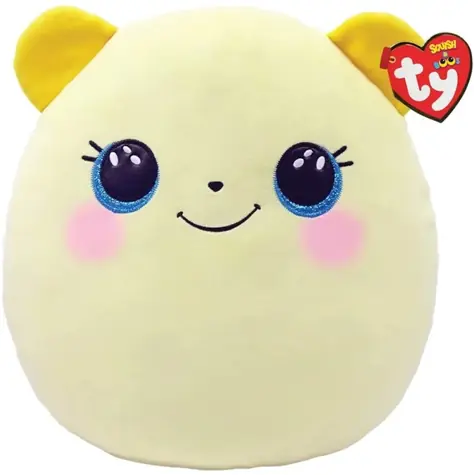 TY Squishy Buttercup žlutý medvěd / 22 cm