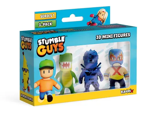 STUMBLE GUYS Mini figurky / Sada 3 ks / výška 5 cm