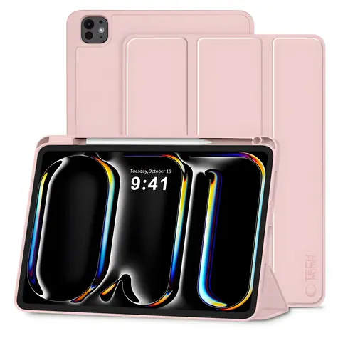 Tech-Protect SC Pen růžová / Pouzdro pro Apple iPad Pro 11" (2024/2025) / schránka na stylus