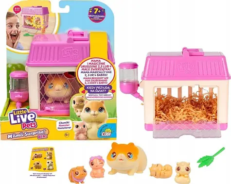 COBI Little Live Pets Mama Surprise! Mini chomík MO-26626 / Figurka
