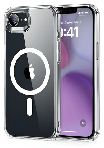 ESR Classic Hybrid HaloLock transparentní / Pouzdro / iPhone 16e/17e / MagSafe