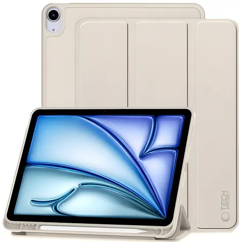 Tech-Protect SmartCase béžová / Pouzdro pro Apple iPad Air 10.9" (2020/2022)/11" (2024/2025/2026)