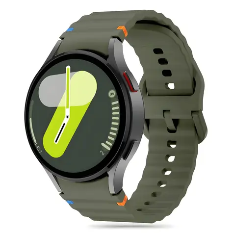 Tech-Protect Silicone Sport zelený / Řemínek / pro Samsung Galaxy Watch 4/5/5 Pro/6/7/FE