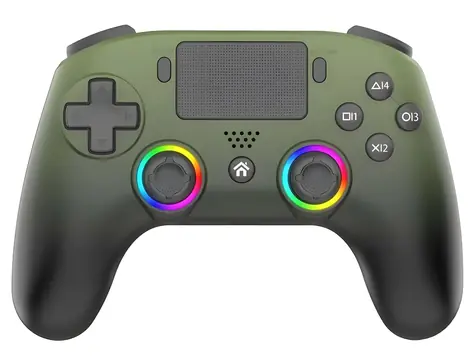 Superdrive Subsonic Wireless LED Controller Military Green / Bezdrátový ovladač / PS5 / PC / LED podsvícení
