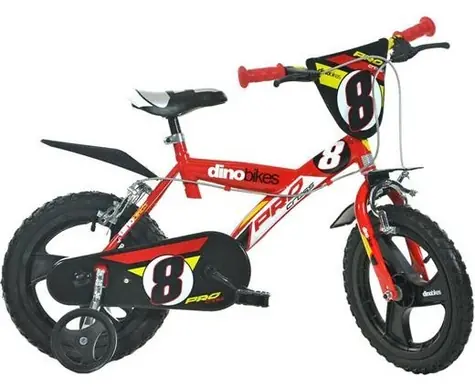 Dino Bikes 163GLN 16" červená / Dětské jízdní kolo