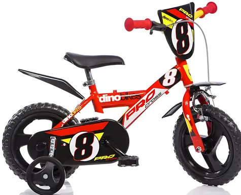 Dino Bikes 123GLN 12" červená / Dětské jízdní kolo