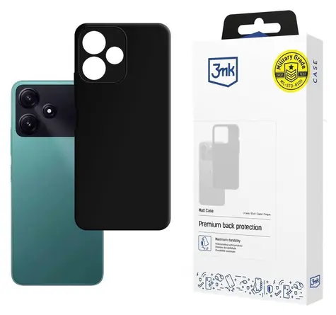 3mk Matt Case černá / Ochranný kryt / Xiaomi Poco M6 Pro 5G
