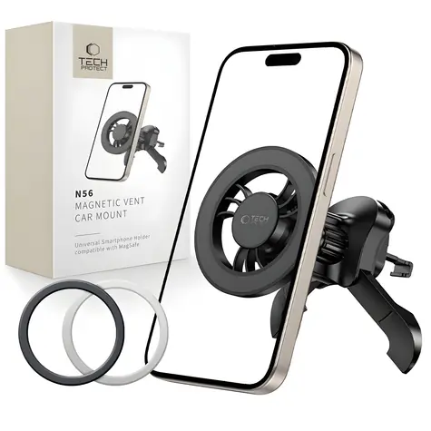 Tech-Protect N56 černá / Držák do auta / MagSafe / do ventilace
