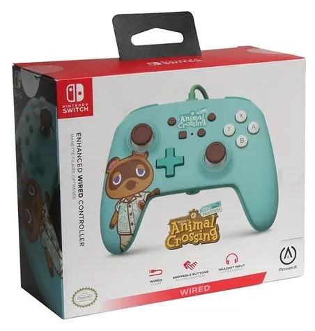 PowerA Enhanced Wired Controller Tom Nook / Herní ovladač / drátový / Nintendo Switch