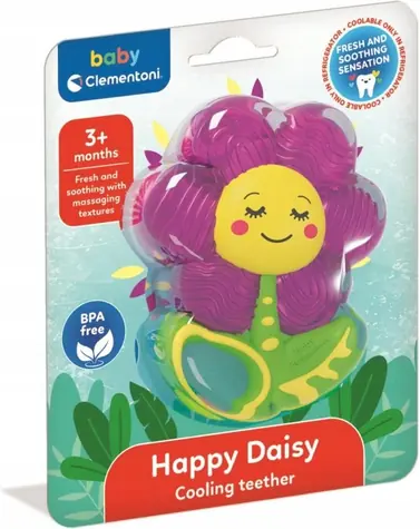 CLEMENTONI BABY Kousátko Veselá kopretina / od 3 měsíců