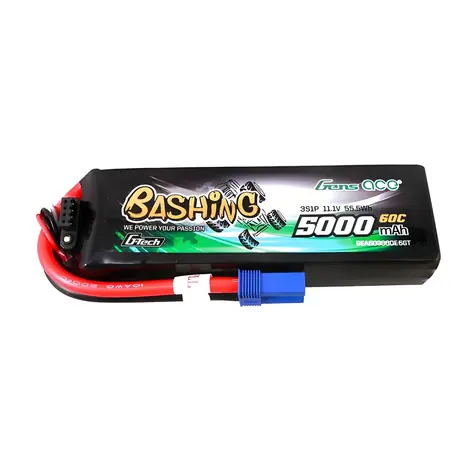 Gens ace G-Tech 5000mAh 11,1V 3S1P / LiPo baterie / 60C / EC5