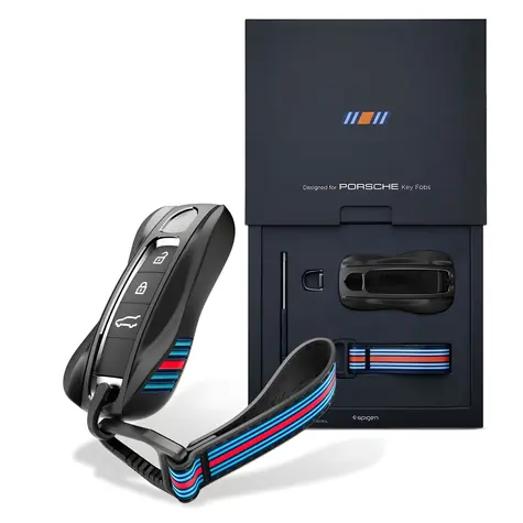 Spigen PK100 černá / Pouzdro na autoklíč / Porsche