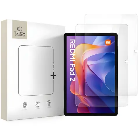 Tech-Protect Glass Fit+ 2 ks čiré / Tvrzené sklo / Xiaomi Redmi Pad 2 11.0 / Redmi Pad SE 11.0