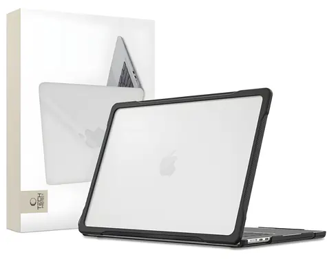 Tech-Protect Velar průhledná černá / Pouzdro / pro MacBook Air 15" 2023-2026