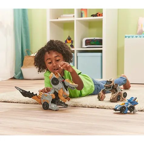 VTECH Dinosaurus Switch & Go OneClick Mega Dragon / Transformace jedním pohybem / Zvuky a světla / od 3 let