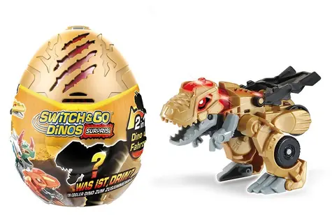VTECH Figurka Switch & Go Dinos Surprise Egg / transformace na vozidlo / zvuky a světla / od 3 let