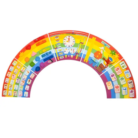 2KIDS TOYS Activity board Duha / Senzorická hračka / od 3 let