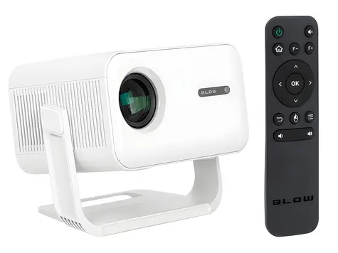 Blow MaxView bílá / Přenosný projektor / LED / 1280x720 / Wi-Fi / Bluetooth / repro