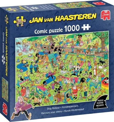 JUMBO Puzzle JvH Psí park / 1000 dílků / od 15 let