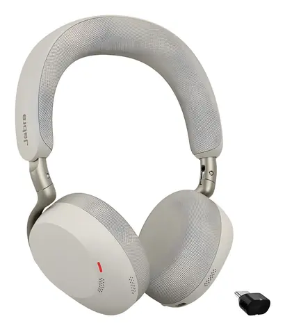 Jabra Evolve3 75 MS šedá / Bezdrátová sluchátka / mikrofon / ANC / USB-C + Bluetooth