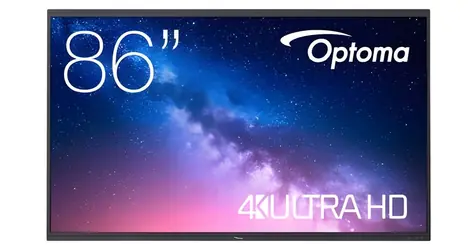86" Optoma 5863RK / Interaktivní displej / 4K UHD / 40bodový dotyk / Android 13 / Wi-Fi 6 / 8GB/64GB