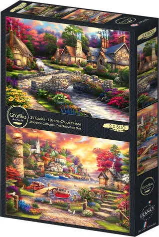 GRAFIKA Puzzle Art Collection: Umění / 2x500 dílků / 47 × 34 cm