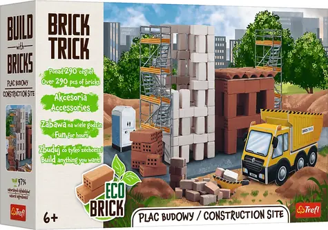 TREFL Stavebnice BRICK TRICK Staveniště XL / 290 dílů / 6+