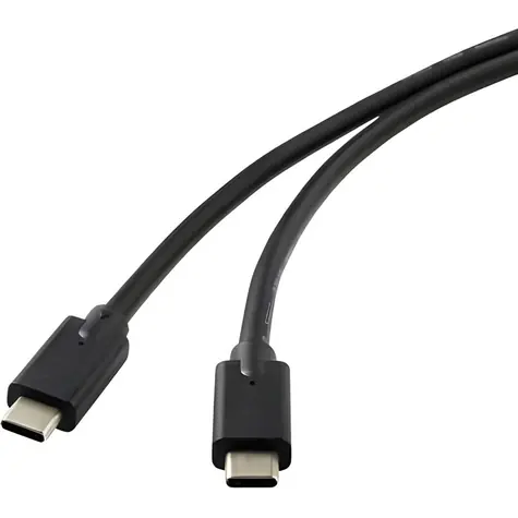 MicroConnect USB-C 3.2 Gen2x2 černá / Kabel / USB-C (M) - USB-C (M) / 1 m / 20 Gbit/s
